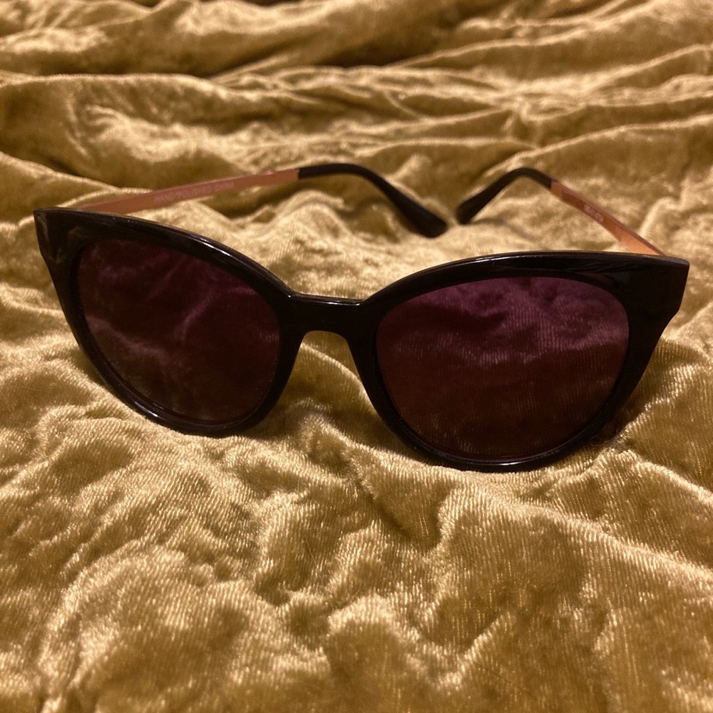 black and gold shades